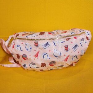 Cakeworthy Harry Potter Happee Birthday Pink Silky AOP Belt Bag Fanny Pack NEW